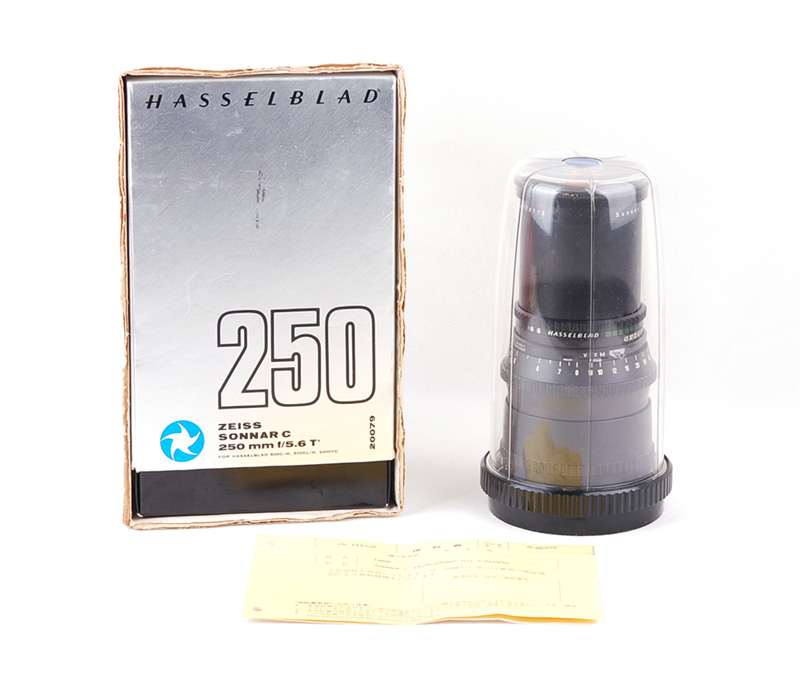 美品】Hasselblad/哈苏Sonnar C 250/5.6 T* 黑色镜头20079 全套包装